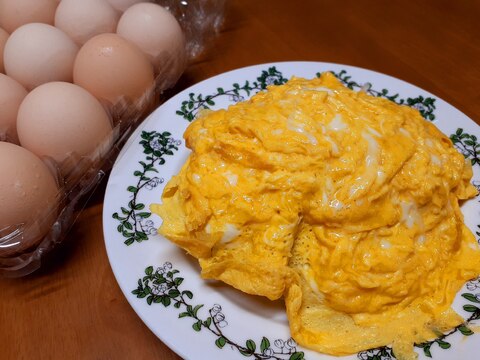 材料もやる気もない時のシンプルオムライス